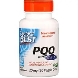 Пирролохинолинхинон PQQ Doctor's Best 20 мг 30 вегетарианских капсул
