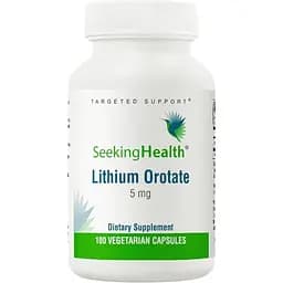 Вітаміни та мінерали Seeking Health Lithium Orotate 5 мг 100 вегакапсул