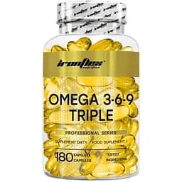 Жирні кислоти IronFlex Omega 3-6-9 Triple 180 капсул