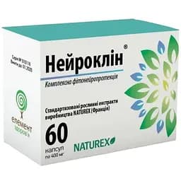 Дієтична добавка Нейроклін 400 мг 60 капсул