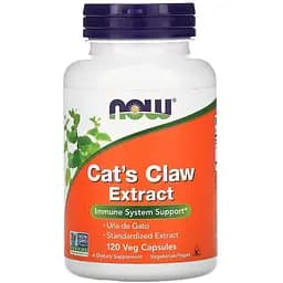 Натуральна добавка Now Cat's Claw Extract 120 вегакапсул