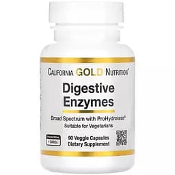 Травні ферменти California Gold Nutrition Digestive Enzymes 90 вегетаріанських капсул