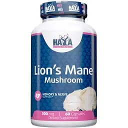 Натуральная добавка Haya Labs Lion's Mane Mushroom 500 mg 60 капсул