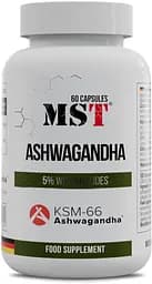 Натуральна добавка MST Ashwagandha KSM-66, 60 капсул