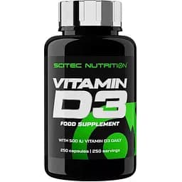 Витамины и минералы Scitec Vitamin D3 250 капсул