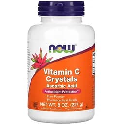 Витамины и минералы Now Vitamin C Crystals 227 грамм