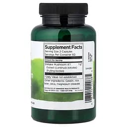 Екстракт шиїтаке Swanson Shiitake Mushroom Extract 500 mg, 120 капсул - мініатюра 2