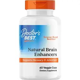Вітаміни для мозку з GPC і PS Doctor's Best Brain Enhancers 60 капсул