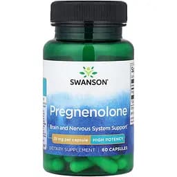 Прегненолон Swanson Pregnenolone High Potency 25 мг 60 капсул - мініатюра 1