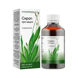 Сироп при кашле с подорожником, 200 мл