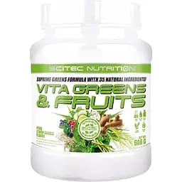 Вітамінно-мінеральний комплекс Scitec Nutrition Vita Greens & Fruit Груша-лимон 600 г