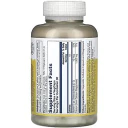 Дієтична добавка Solaray Calcium Bisglycinate with Vitamin D-3 1000 мг 120 вегетаріанських капсул - мініатюра 2