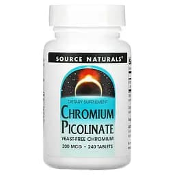 Вітаміни та мінерали Source Naturals Chromium Picolinate 240 таблеток