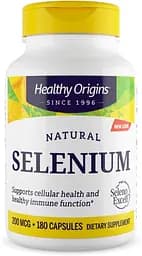 Вітаміни та мінерали Healthy Origins Selenium 200 mcg, 180 капсул
