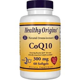 Натуральна добавка Healthy Origins CoQ10 Kaneka Q10, 300 mg 60 капсул