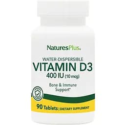 Витамины и минералы Natures Plus Vitamin D3 400 IU 90 таблеток