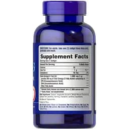Жирні кислоти Puritan's Pride Omega 3 Fish Oil 1000 mg, 250 капсул - мініатюра 2