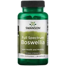 Босвеллія для суглобів Swanson Boswellia Double Strength 800 мг 60 капсул (100-35-0648434-20)