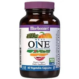 Мультивитамины для мужчин Bluebonnet Nutrition Men's One 60 вегетарианских капсул