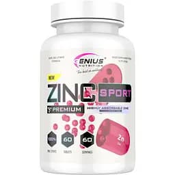Мінерал Genius Nutrition Zinc Citrate Sport 60 таблеток