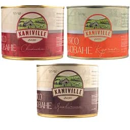 Презентаційний набір тушкованого м'яса Kaniville 3 шт по 525 г