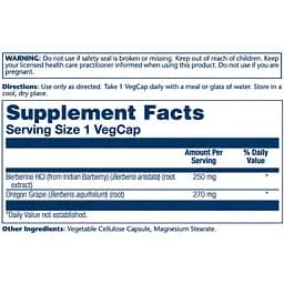 Берберин Solaray Berberine Root Extract 60 капсул - мініатюра 2