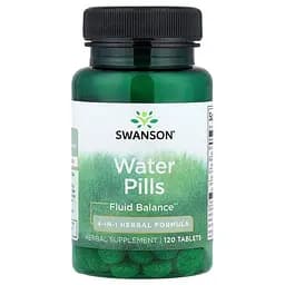 Трав’яна формула Swanson Water Pills, 120 таблеток - мініатюра 1