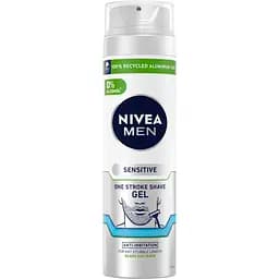Гель для гоління Nivea Men Одним рухом для чутливої шкіри 200 мл