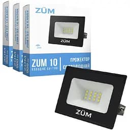 Набір світлодіодних прожекторів Євросвітло ZUM F02-10 6400K 3 шт. (59239)
