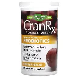 Журавлина біоактивна з пробіотиком Nature's Way CranRx Women's Care with Probiotics 60 вегетаріанських капсул