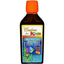 Риб'ячий жир для дітей Carlson The Very Finest Fish Oil for Kids зі смаком апельсина 200 мл