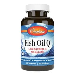 Жирні кислоти Carlson Labs Fish Oil Q 60 капсул