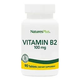 Вітаміни та мінерали NaturesPlus Vitamin B2 100 mg 90 таблеток