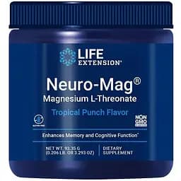 Витамины и минералы Life Extension Neuro-Mag 93.35 грамм Тропический пунш