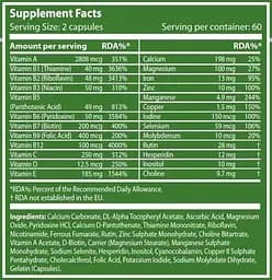 Вітамінно-мінеральний комплекс Scitec Nutrition Mega Daily One Plus 120 капсул - мініатюра 2