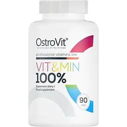 Вітаміни та мінерали OstroVit 100% Vit & Min 90 таблеток