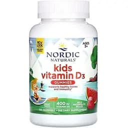 Вітамін D для дітей Nordic Naturals Vitamin D3 Kids, 120 жувальних цукерок - Кавун