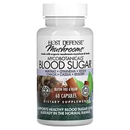 Натуральна добавка Host Defense MycoBotanicals Blood Sugar 60 капсул