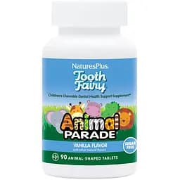 Пробіотик для дітей Nature's Plus Tooth Fairy Animal Parade для здоров'я зубів та ротової порожнини 90 таблеток (NTP29948)