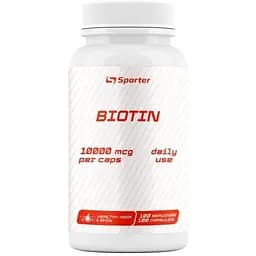 Вітаміни та мінерали Sporter Biotin 10000 мкг 100 капсул