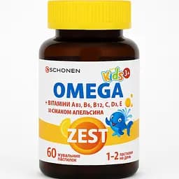 Зест Кідс Омега пастилки жувальні №60