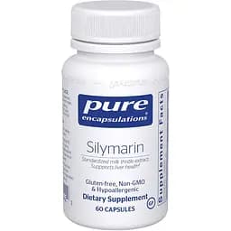 Силимарин Pure Encapsulations Silymarin 60 капсул