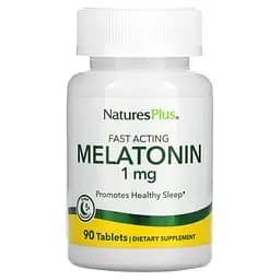 Мелатонін Natures Plus Fast Acting Melatonin 1 мг швидкодіючий 90 таблеток