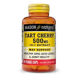 Натуральна добавка Mason Natural Tart Cherry 500 mg 10:1 Extract, 90 вегакапсул - мініатюра 1