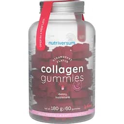Дієтична добавка Nutriversum Collagen Gummies полуниця 60 жувальних цукерок