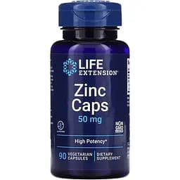 Витамины и минералы Life Extension Zinc 50 мг 90 вегакапсул