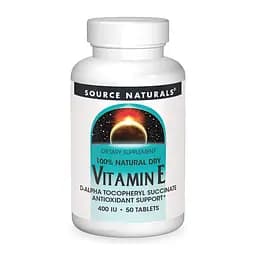 Vitamin E 400 IU D-Alpha Tocopherol - 50 tabs - мініатюра 1