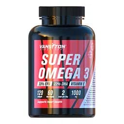 Жирные кислоты Vansiton Super Omega-3 120 капсул