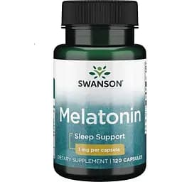 Натуральна добавка Swanson Melatonin 3 mg 120 капсул