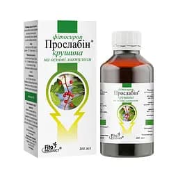 Фитосироп "Прослабин" крушина на основе лактулозы", 200 мл